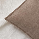 Kevin Textile 14x36 Inch Long Lumbar Cover 1 Pack Soft Boucle Textured Decorative Waterproof Rectangle Cushion Elegant Accent Pillows for Couch Sofa Chair Bed Home Decor Indoor Outdoor Taupe