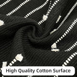 Tritard Washable Runners for Hallways 2x6 Boho Runner Rug with Tassels, Woven Cotton Kitchen Hallway Rug Runner Farmhouse Low Pile Rugs Carpet for Indoor Entryway Bathroom Laundry Bedroom, Black White