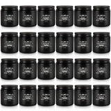 Scented Candle Set 24 Pack,Black, Candle for Home Scented, Odor Eliminating, Stress Relief, Long Lasting Soy Wax Gift Set