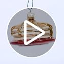 Old World Christmas Ornaments: Short Stack Glass Blown Ornaments for Christmas Tree (32168)