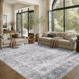 HelloTree 9x12 Vintage Washable Living Room Area Rug