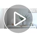 VIERENA 17.5" Artificial Eucalyptus Stems in Glass Vase with Faux Water,Fake Plant Eucalyptus Leaves White Seeds for Centerpiece Table Decorations Farmhouse Wedding Home Greenery Decor (Sage Green)