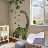 Large Dinosaur Wall Decals for Boys Bedroom Dino Footprints Wall Stickers Peel and Stick Baby Toddler Kids Room Wall Decor Murals for Nursery Daycare Classroom Decoration (KL-BM2063)