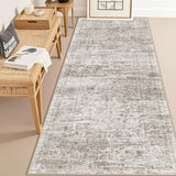 3x6 Washable Runner Rug: 6ft Runners for Hallways Soft Non Slip Kitchen Rug