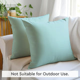 Encasa XO Throw Pillow Covers, Cotton, No Inserts 18"x18"