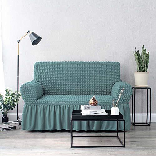 NICEEC Sage Loveseat Covers and Couch Cover Bundle