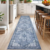 2.6x10 Washable Runner Rug, Non Slip Area Rug for Hallway Kitchen