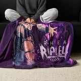 WWE Rhea Ripley Main Event Champions Bedding Super Soft Throw Blanket, 46 in x 60 in, (Official Licensed Product) By Franco Collectibles