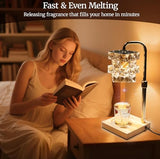 Alpharan Candle Warmer Lamp with Timer - Electric Wax Warmer for Home Desk Decor, Birthday Gifts for Women Mom Men, House Warming Gifts New Home Kitchen Office Dorm