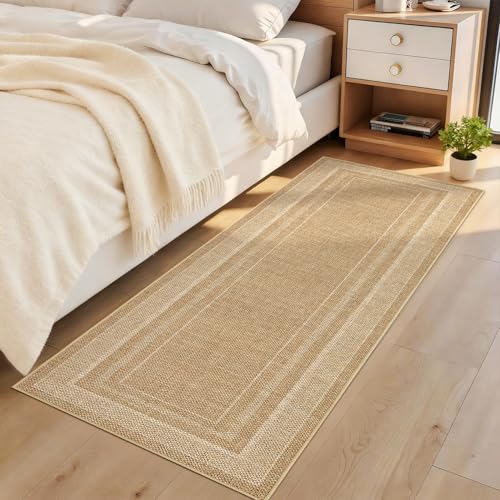 GarveeHome 2x6 Runner Rug for Hallway Modern Solid Washable Kitchen Rugs