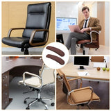 Vin Beauty Office Chair Armrest Covers, 2Pcs Office Removable Arm Rest Covering, Elastic Chair Armrest Covers, Office Seat Hand Rest Protector, Arm Covers Protectors for Office Chair(Coffee)