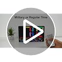 PERSUPER 13" Large Digital Wall Clock with Remote, RGB Color Changing, 25 Ringtones, 0-100% Auto/Custom Brightness, Temperature, Calendar, 12/24H, DST, Timer, for Living Room/Bedroom/Office/Elderly