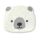 Molesun Cute Animal Bath Mat Soft, Shower Rug Plush Microfiber Funny Bath Rug Water Absorbent Floor Mats, Bathroom Rug for Kids Room, Bedroom, Kitchen (Polar Bear, 20 x 24)