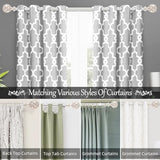 Single Curtain Rod for Windows 28 to 48 Inches(2.3-4ft): 1 inch Diameter Adjustable Curtain Rod, Heavy Duty Curtain Rod with Netted Texture Finials, Size:18-64(weathered white)