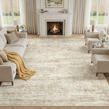 10x12 Area Rugs Abstract Distressed Washable Large Living Room Rug