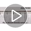 40 Pack Curtain Rings with Clips, Drapery Clips with Rings, Drapes Rings 1.26 in Interior Diameter, Fits up to 1 in Curtain Rod, Black