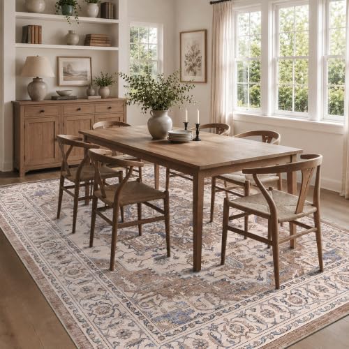 6x9 Area Rug for Living Room Soft Washable Vintage Area Rug