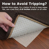 KOZYFLY 3x12 Washable Non Slip Long Runner Rug, Dark Coffee/Brown