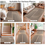 Tangsoo Easy Jute Rug,2x3 Washable Small Area Outdoor Rug for Entryway Modern Black Non-Slip Thin Small Throw Mat Farmhouse Indoor Carpet for Entry Kitchen Front Porch Entrance