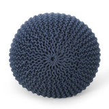 Moro Knitted Cotton 20 x 20 Round Pouf