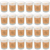Citronella Candles Outdoor Indoor, 24 Pack Soy Wax Long Lasting Jar Scented Aromatherapy Citronella Candles Sets for Home Garden Patio Balcony