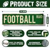 Football Gifts for Boys 8-12 Accessories Football Stuff Teen Boy Room Decor | Football Party Decorations | Wall Sign | Boys 8-12 & Teen Boys | Men Room & Bedroom | Birthday & Christmas Gift