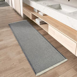 Upgraded Waffle Bath Mat Runner Absorbent Non Slip Bathroom Mat, 2' x 5'