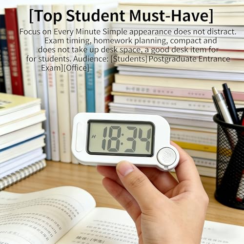 2pcs IPX7 Waterproof Kitchen Bathroom Clock with Backlight and Quiet Operations Perfect for Students and Travelers