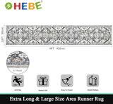 HEBE Hallway Runner Rug 2'8''x14', Washable Non Slip Kitchen Rug Runner