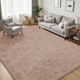 4x6 Area Rugs Living Room: Fluffy Bedroom Rug Shag Carpet Camel