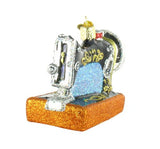 Old World Christmas Hobbies Gifts Glass Blown Ornaments for Christmas Tree Sewing Machine, 2.75, Multi Color