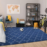 4x6 Shag Geometric Modern Area Rug for Bedroom Living Room