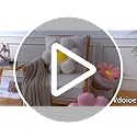 Flower Pillow, Cute Daisy Decorative Throw Pillow Cushion 15.75" White Home Decorative Pillows for Bed, Sofa, Couch