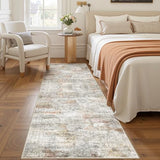 2'6 x 8' Runner Rug Non Slip,Washable Kitchen Rugs,Green