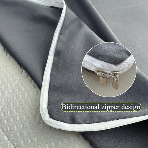 C,90x200cm, Futon Mattress Cover Queen/King/Twin/Ful Size Zippered Full Wrap Printed Japanese Floor Mattress Futon Cover Dustproof Cover for Bedroom RV Mattress Futon Slipcover