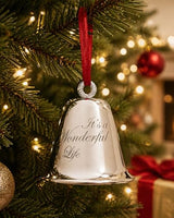 Its a Wonderful Life Bell Christmas Decoration Souvenir Keepsake Ornament in a Bedford Falls Gift Box