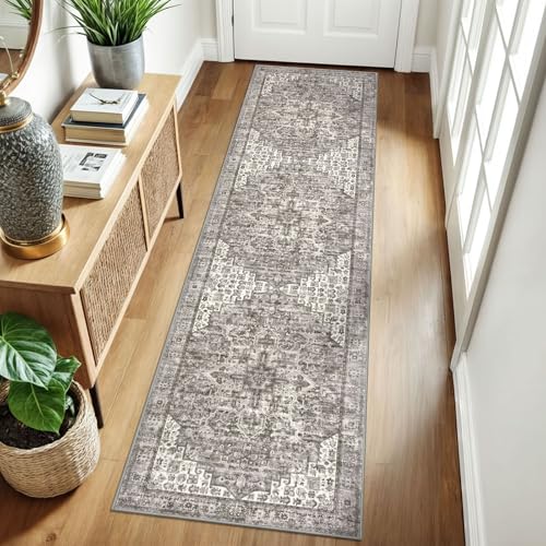 2x8 Washable Runner Rug, Non Slip Soft Area Rug for Hallway Kitchen