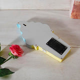 Ice Cream Valentine Romance Atmosphere Light, Party Wedding Birthday Party Decoration Kids' Room Battery Operated LED Night Lights (Blue and Yellow)