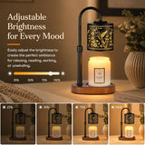 Dimmable Candle Warmer Lamp with Timer Adjustable Height for Scented Jar Candles Electric Candle Wax Melt Warmer for Home Decor Christmas Birthday Gifts for Women Mom(Hummingbird)