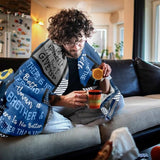 Gifts for Brother Fathers Day, Best Brother Birthday Gifts from Sister Blanket 60"x50", Brothers Blankets from Sister