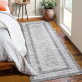 GarveeHome 2.5x8 Modern Washable Runner Rug Non Slip Washable Floor Carpet