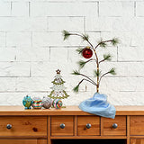 PRODUCTWORKS 24-Inch Peanuts Charlie Brown Musical Christmas Tree with Linus Blanket