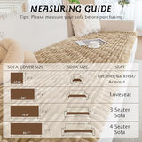 PuTian 100% Waterproof Fuzzy Couch Cover for Dogs Washable Non-Slip Couch Protector Pet Friendly Dog Mat for Couches and Sofas - 27.6''X27.6'' 70cmX70cm Khaki