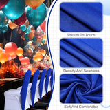 Mindsoft Chair Cap Covers Spandex Chair Hood Sash Hat Bands Folding Stretch Elastic Cover for Wedding Holidays Banquet Party Celebration (Blue,20 Pcs)