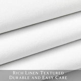 ChrisDowa 100% Blackout Pure White Solid Curtains 63 Inches Long 2 Panels for Bedroom Living Room,Farmhouse Room Darkening Thermal Insulated Soundproof Grommet Top Window Treatment Drapes,52x63