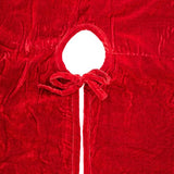 Vickerman 72" Plush Red Velvet Christmas Tree Skirt - Elegant Christmas Tree Skirt Large - Red Christmas Tree Skirt - Velvet Holiday Tree Skirt - Reliable and Durable