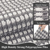 Runner Rug for Hallways 3'x14' Heavy-Duty Durable Entryway Floor Mat with Non Slip Rubber Backing Low-Pile High Traffic Carpet Machine Washable Accent Rugs for Kitchen, Living Room
