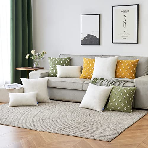 MIULEE Pillow Insert 14x24 Inch Decorative Rectangle Throw Pillow Inserts