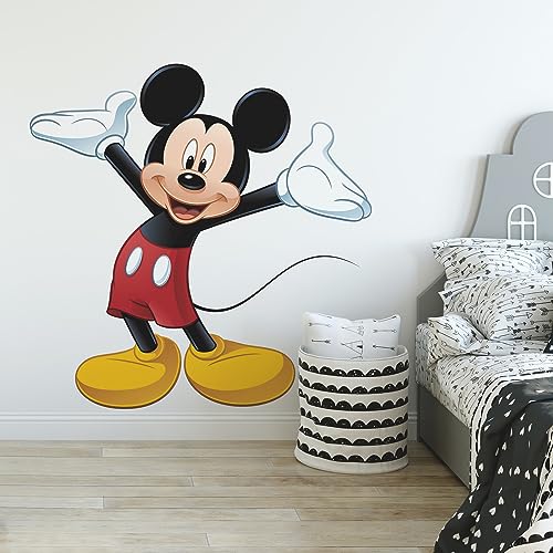 RoomMates Disney Mickey & Friends Mickey Mouse Peel & Stick Giant Wall Decal , RMK1508GM