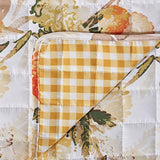 Greenland Home Somerset Quilted Reversible Furniture Cover, Loveseat, 103 W x76 L, Gold